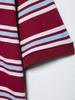2025 Women's College Style Striped Polo Collar Slim Fit T-Shirt