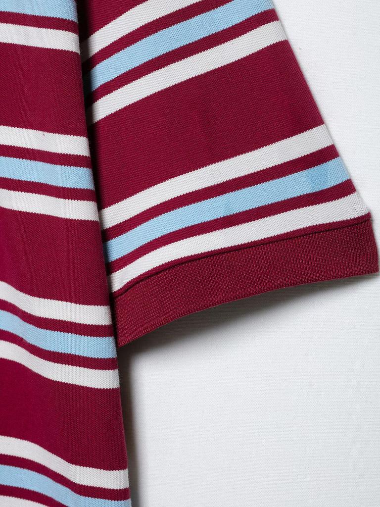 2025 Women's College Style Striped Polo Collar Slim Fit T-Shirt