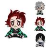 17cm Demon Slayer Xmas Gifts Plush Toys Set Nezuko Tanjiro Giyuu Inosuke Zenitsu