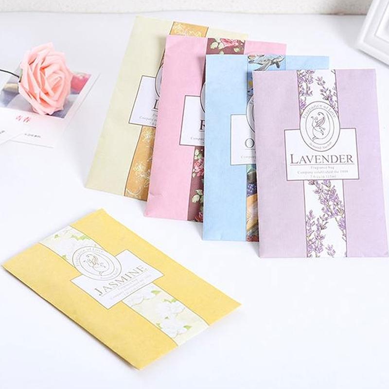 Rose Aroma Bags Jasmine Lavender 6Pcs Air Freshener Hanging Natural Smell