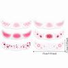 6Pcs/Set Long Lasting Face Temporary Tattoos Facial Art Makeup Stickers  Valentine's Day
