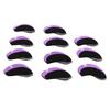 11PCS Golf Club Headcover Set Neoprene Numbered Golf Club Head Protector for Outdoor Purple