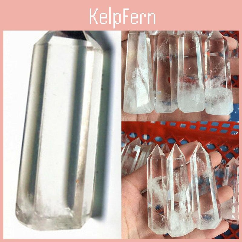Natural Clear White Quartz Crystal Point Healing Wand Unique Mineral Specimen Ornament For Spiritual Growth And Health