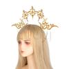 Handmade Halo Crown Headpiece Lolita Goddess KC Gothic Angel Headband Halloween Christmas Party Headdress Hair Accessories