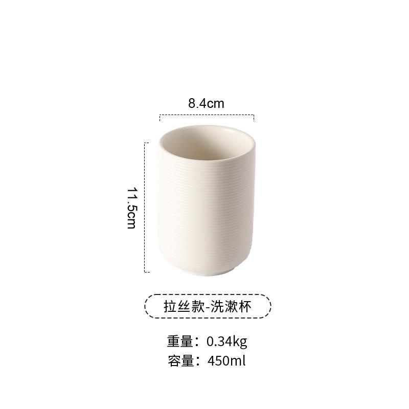Creative Ceramic Toothbrush Holder Rinse Cup Bathroom Accessories Home Ceramic Rinse Cup Toothbrush Holder Hotel Home Decoration