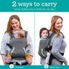 Marsupio Ergonomico 4-in-1 Fascia Avvolgente Anteriore e Posteriore Portainfanti Traspirante per 0-6 Mesi Design Carino con Animali