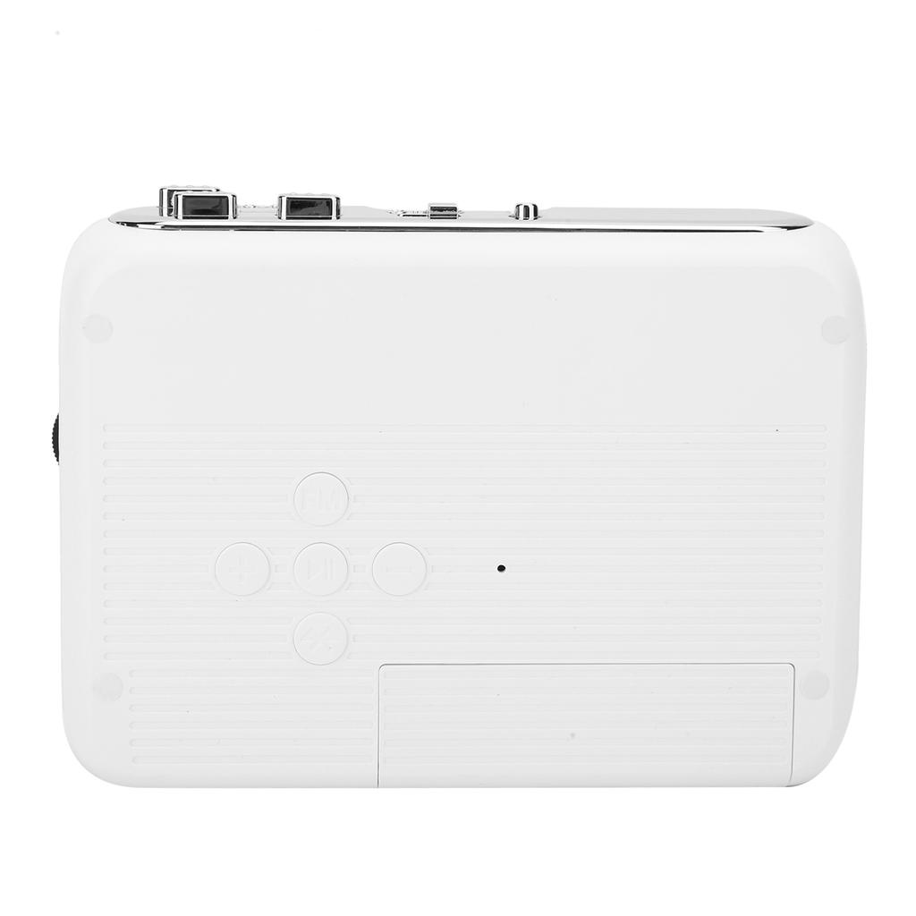 Portable Tape Player   Cassette Player FM Radio with AutoReverse Function(White )