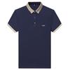Poloshirt Herren T-Shirt Kurzarm Business Casual Herren Revers Besticktes Buchstaben-Halbarm-Oberteil