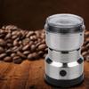 Stainless Steel Electric Coffee Grinder Transparent Lid Grain Mill Mini Spice Pepper Grinder  Nuts