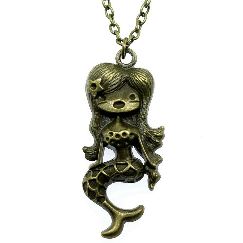 Sea Turtle Pendant Necklace Ocean Beach Nautical Theme Jewelry 45cm or 70cm long chain