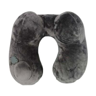 Portable Press To Inflatable Pillow Soft Lightweight Travel Air Pillow U-Shaped Folding Neck Support Cushion