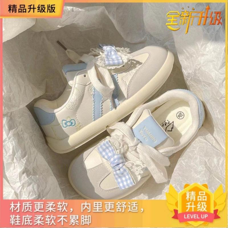 Trendy cute KT cat embroidery women's spring new niche versatile casual board shoes