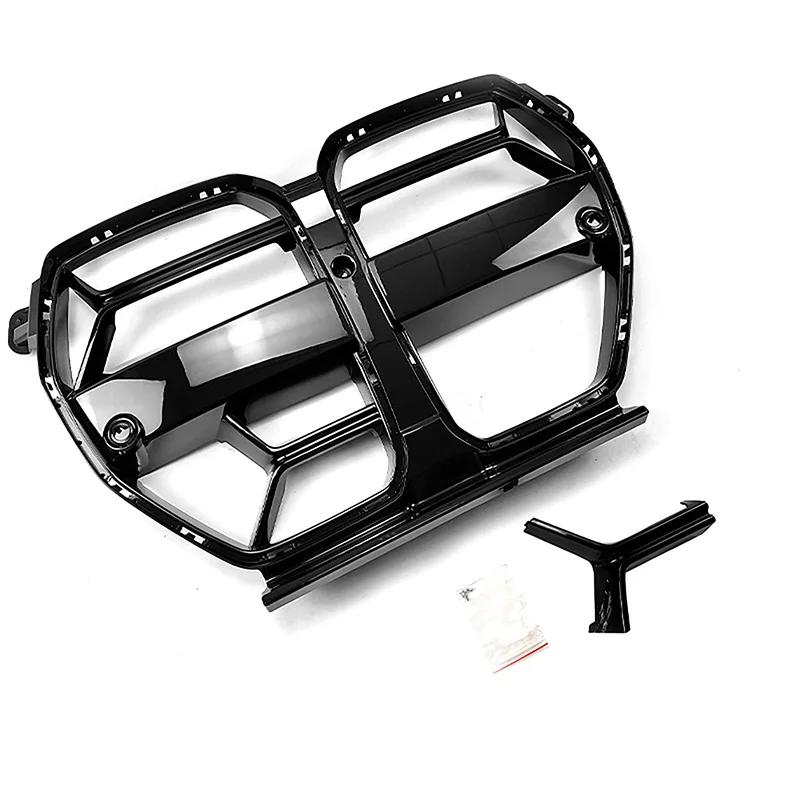 

Высококачественная решетка радиатора переднего бампера автомобиля, подходит для BMW G80 G81 M3 G82 G83 M4 2024-2024, модифицированные аксессуары для экстерьера автомобилей чёрный