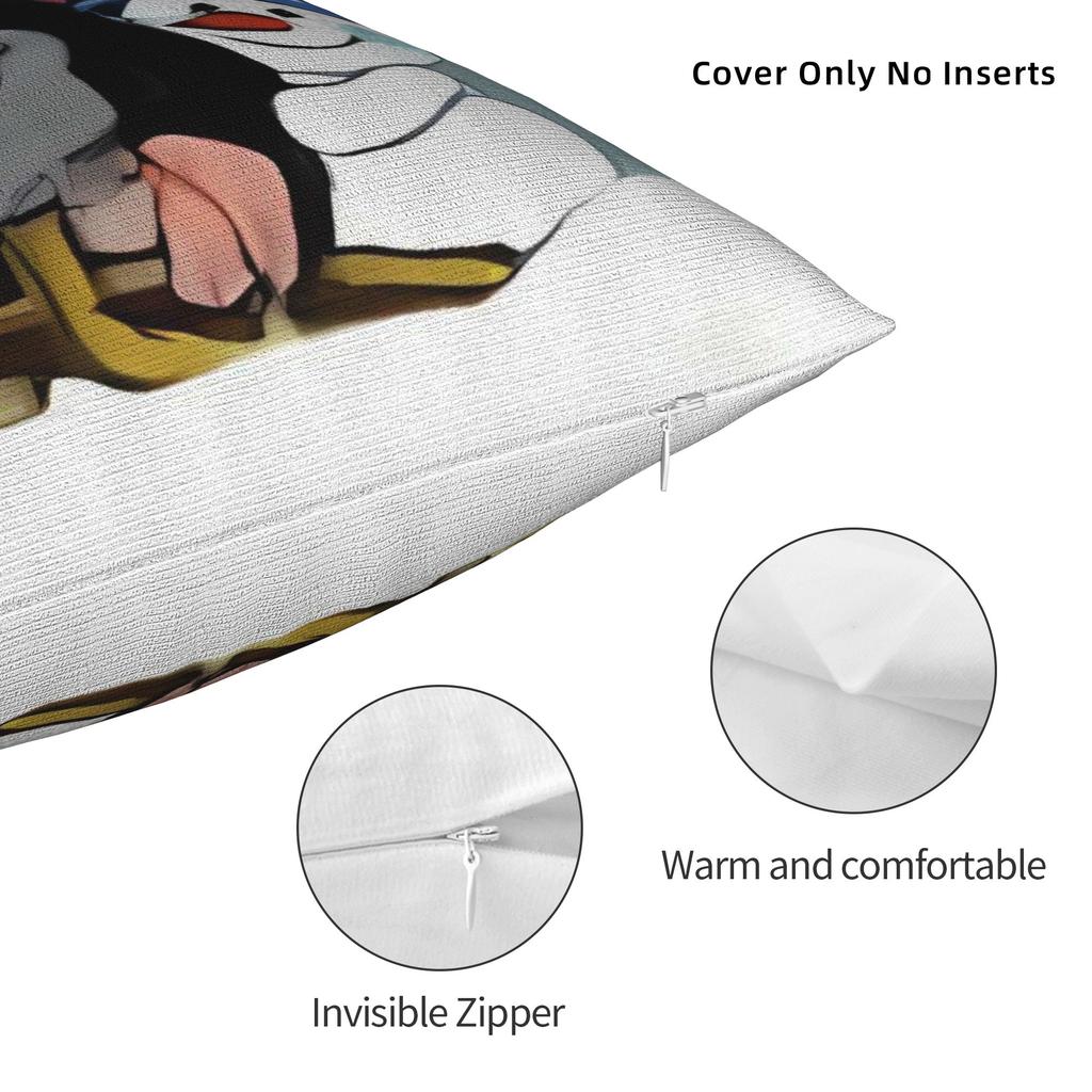 Pillow Cover The Little Mole Snow  Funny Pillow Case For Sofa Car Home Decor Pillowcases