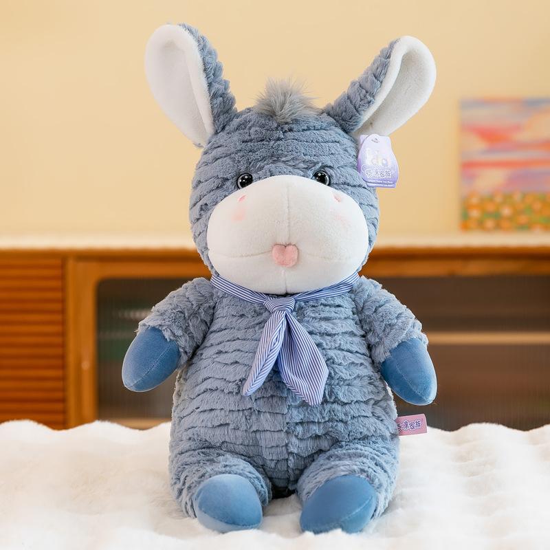 Tongue Sticking Out Cookies Donkey Plush Toys Children Sleep Comfort Pillow Healing Office Doll Activity Gift