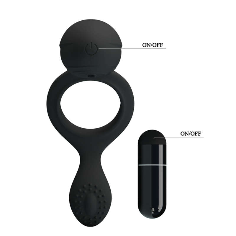 Paar Sexspiele Sexzubehör Kleiner Vibrator Ejakulation Vagina Spielzeug für Mann Vibrations-Cockring für Klitoris Penishülle