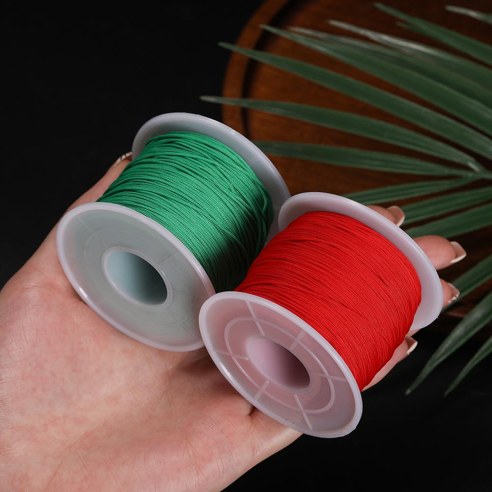 10m/Roll 0.6m #73 Nylon Thread Cord String for Jewelry Making Handmade Woven Rope Jade Thread Bracelet Necklace Handmade Craft