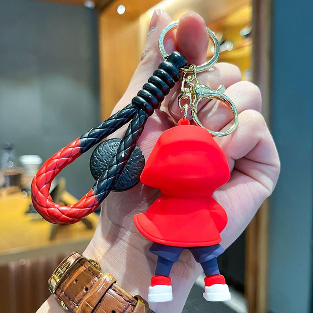 [Fehose] Keychain Fashion Hero Cartoon Design Car Keychain Cute Backpack