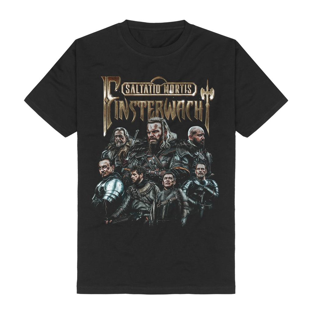 German Metal Music T-shirt Men's Hip Hop Rock Punk Band Saltatio Mortis Schild Und Schwert Short Sleeves Casual Oversized Tops