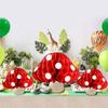 Mushroom Honeycomb Ball Wedding Party Scene Decoration Ornament Paper Flower Ball Happy Birthday Party Decor Kids Adults