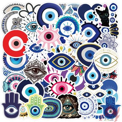 60Pcs/Set Evil Eyes Series 01 Stickers DIY Fashion Waterproof Doodle Decals Stickers