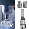 3Pcs Collet Chuck Milling Cutter (6.5mm+13mm) + Extension Rod 12 Shank CNC Lathe Tool