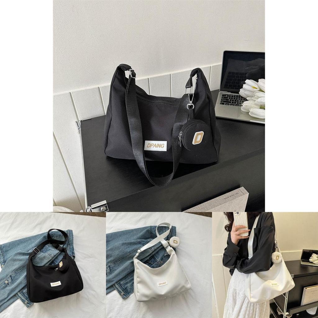 Trendy Street Style Canvas Crossbody Bag For Women 2023 Fashionable Summer Tote