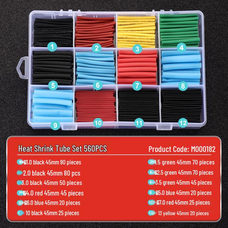 Multi-Purpose Heat Shrink Insulating Sleeve for Wire & Cable Protection
