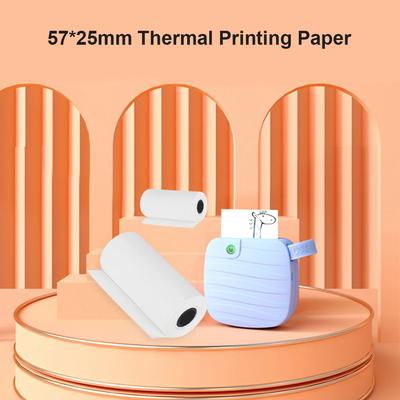 5/10 Rolos Papel Térmico Impressão Câmera Branca Câmera Infantil Polpa de Madeira Impressão Instantânea Papel Rolo Crianças Acessório Miniprintadora