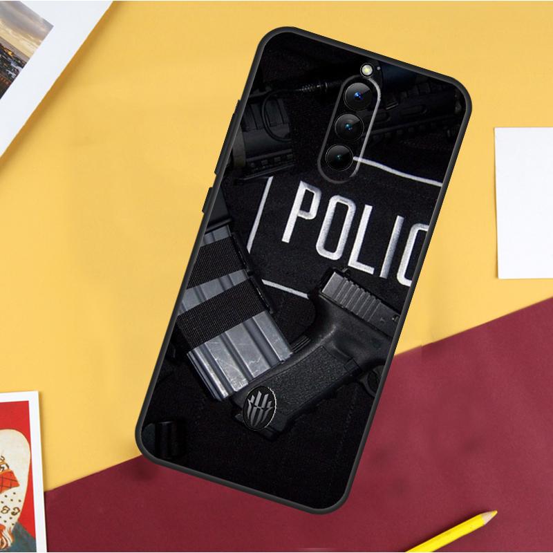 Symbol Police Case For ZTE Nubia Red Magic 10 Air 5G 6R 6 7 6S 7S Pro 8 9 10 11 8S 9S 10S Pro Plus Cover