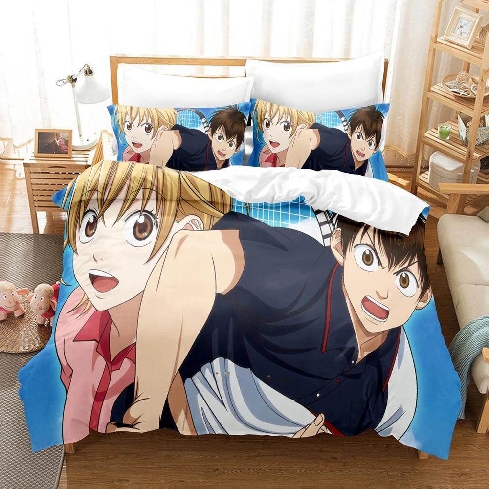 

Комплект постельного белья BabySteps Односпальный Полуторный Двуспальный Кинг-сайз Комплект для кровати Взрослый Детский Спальня Комплекты пододеяльников 3D-принт Аниме Комплект простыней EU Twin 135x200cm