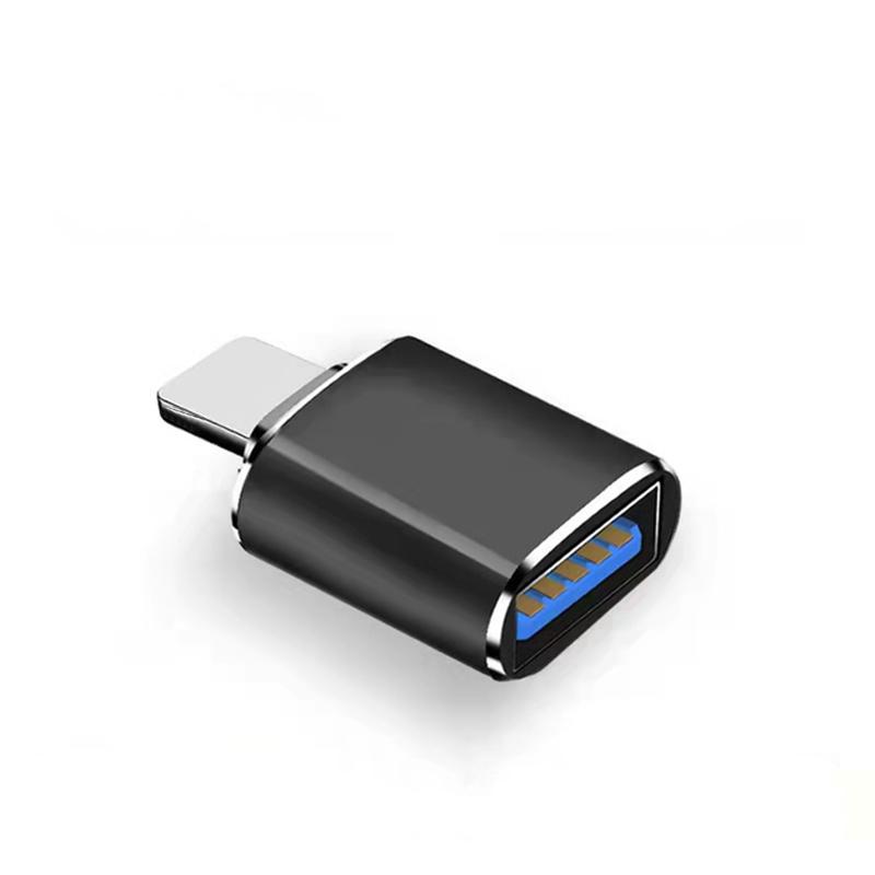 USB 3.0 To Lightning Adapter OTG 8 Pin For iPhone 14 13 iPad Fast Charging Lighting Male to USB Female Adapter For ios 13 above