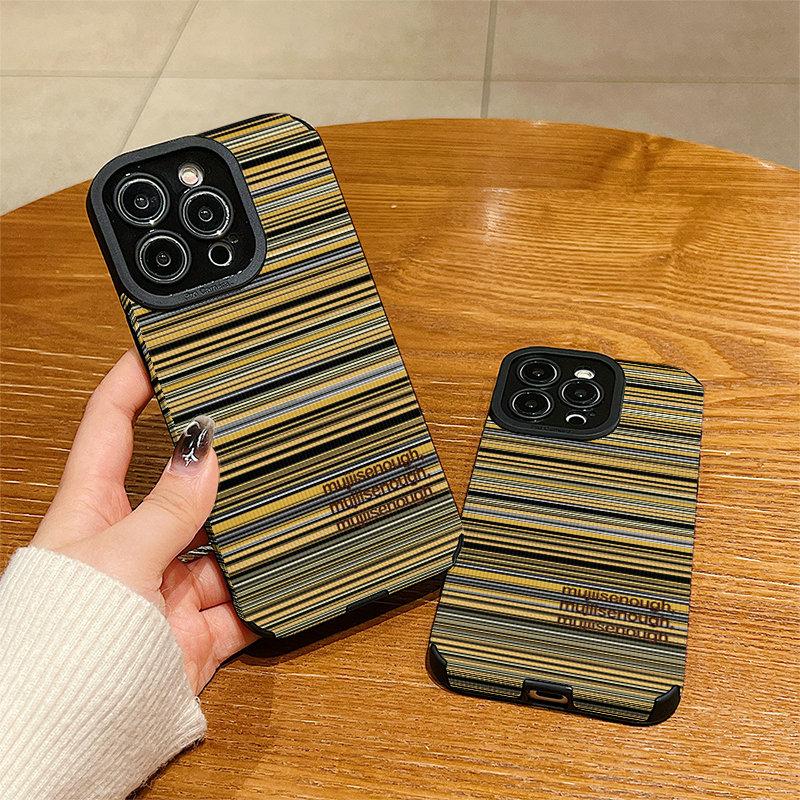 Vertical Leather Shell Fashion Printed Patterned Shockproof Soft Silicone Case with Camera Lens Full Protection for iPhone Samsung