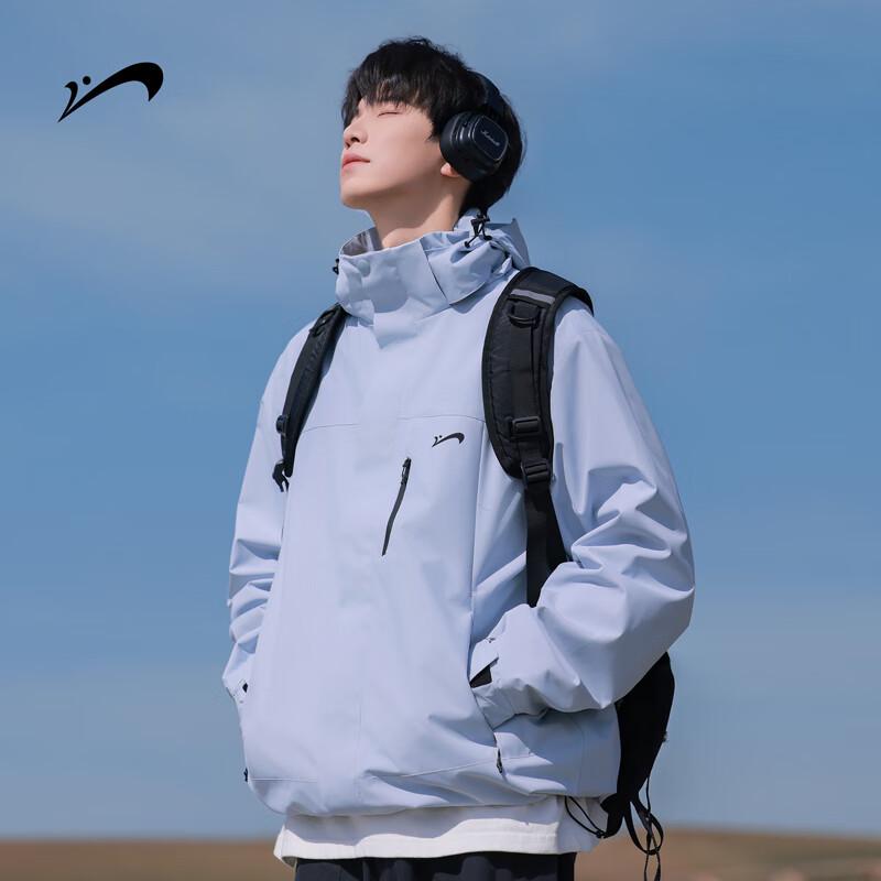 

Guidonia Men s 3-in-1 Hooded Windbreaker Jacket 3XL