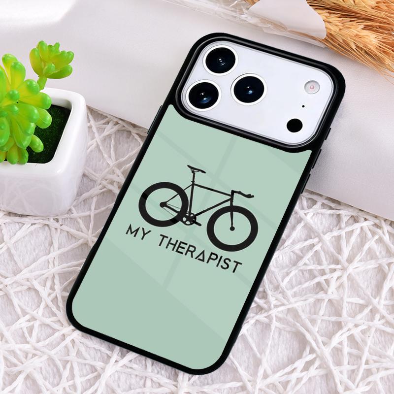 Cycling Heartbeat Bike Phone Case for iPhone 17 Air 16 15 11 12 14 13 Pro Max Shockproof Cover