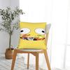 Smiling Friends Pillow Case Square Pillow Cover Novelty Pillowcases For Chair Sofa Home Decor