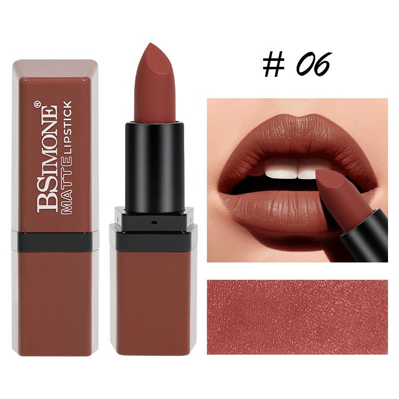 Non-Stick Cup Matte Velvet Long-Lasting Lipstick Easy to Color Moisturizing Tone-Up 6
