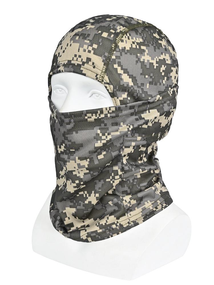 "Herren Camouflage Sonnenschutz Nacken- & Kopfbedeckung: Sommer Rad- & Angelmaske, Staubdichter Schal, Cooles Kopftuch"