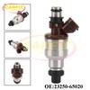 6PCS OEM 23250-65020 2325065020 23209-65020 2320965020 Fuel Injectors For 1989-1995 Toyota 4Runner Pickup T100 3VZE 3.0L V6
