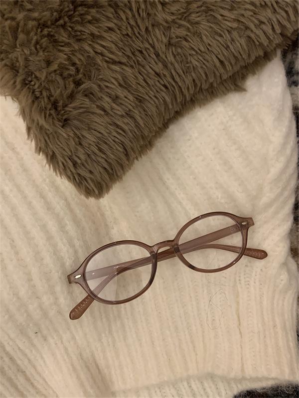 Owalne okulary w skorupie żółwia lamparciego, styl kujona unisex, retro uroczy design studencki z soczewkami blokującymi światło niebieskie.