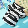 Outfits Casual Dog Stripe Sweatshirt Cotton Fabric Undershirt Cat T-shirt Vest Two-Footed Pet Clothing Puppy