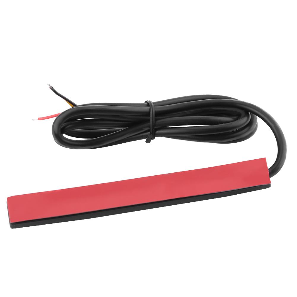 1 Pair Motorcycle Car Flexible 17 SMD LED Tail Light Strip Brake Stop Turn Signal Indicator