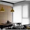 Color-Matched Custom Cordless Zebra Blinds, Light Control for Day and Night, Privacy Light Filtering Dual Layer Window Shade, Energy-Saving Cordless