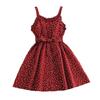 Mädchen Prinzessinnenkleid, Sommer Kinder Mode Gepunktetes Trägerkleid Süß