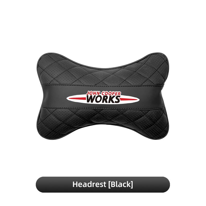 1xCar Seat Neck Pillow Headrest Lumbar Waist Support Cushion Keychain For BMW X1 X2 X3 X5 X4 X6 X7 iX3 F20 F10 F07 E70 E46 SU5