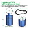 New Premuim Portable Mini Pill Case Keychain Box Waterproof Travel Container Bottle with Keyring for Medicine Ear Plug Jewelry
