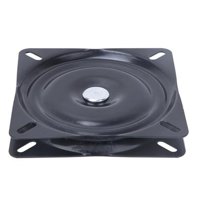 Juodo Metalinio Geležies Besisukantis Stovas Biuro Reikmenų Aksesuaras Besisukanti Eksponavimo Pagrindo 150 x 150 x 2mm Rankdarbiams