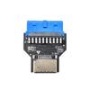 USB 3.0 19-Pin to USB 3.2 Type-C Front Adapter 9-Pin to Type-E 20-Pin