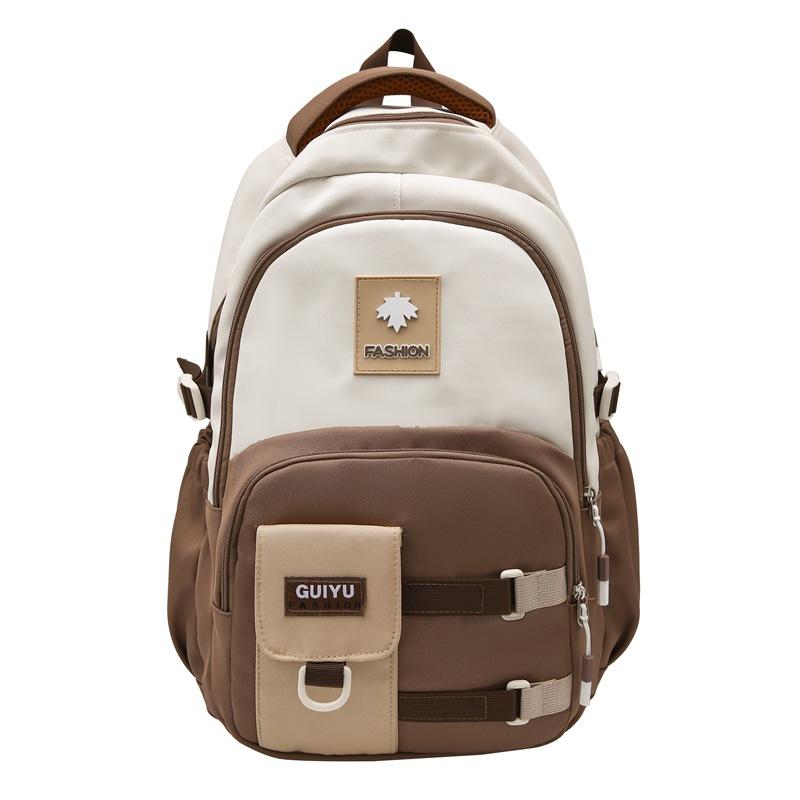 Neuer Freizeitrucksack Koreanische Version Große Kapazität Mittelschüler Schultasche Schlichte Japanische Koreanische Version Paar-Rucksack