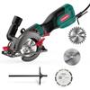 HYCHIKA Scie Circulaire CS-115C 750W, 3500RPM, Profondeur De Coupe Maximale 48mm (90°) Et 32mm (45°)